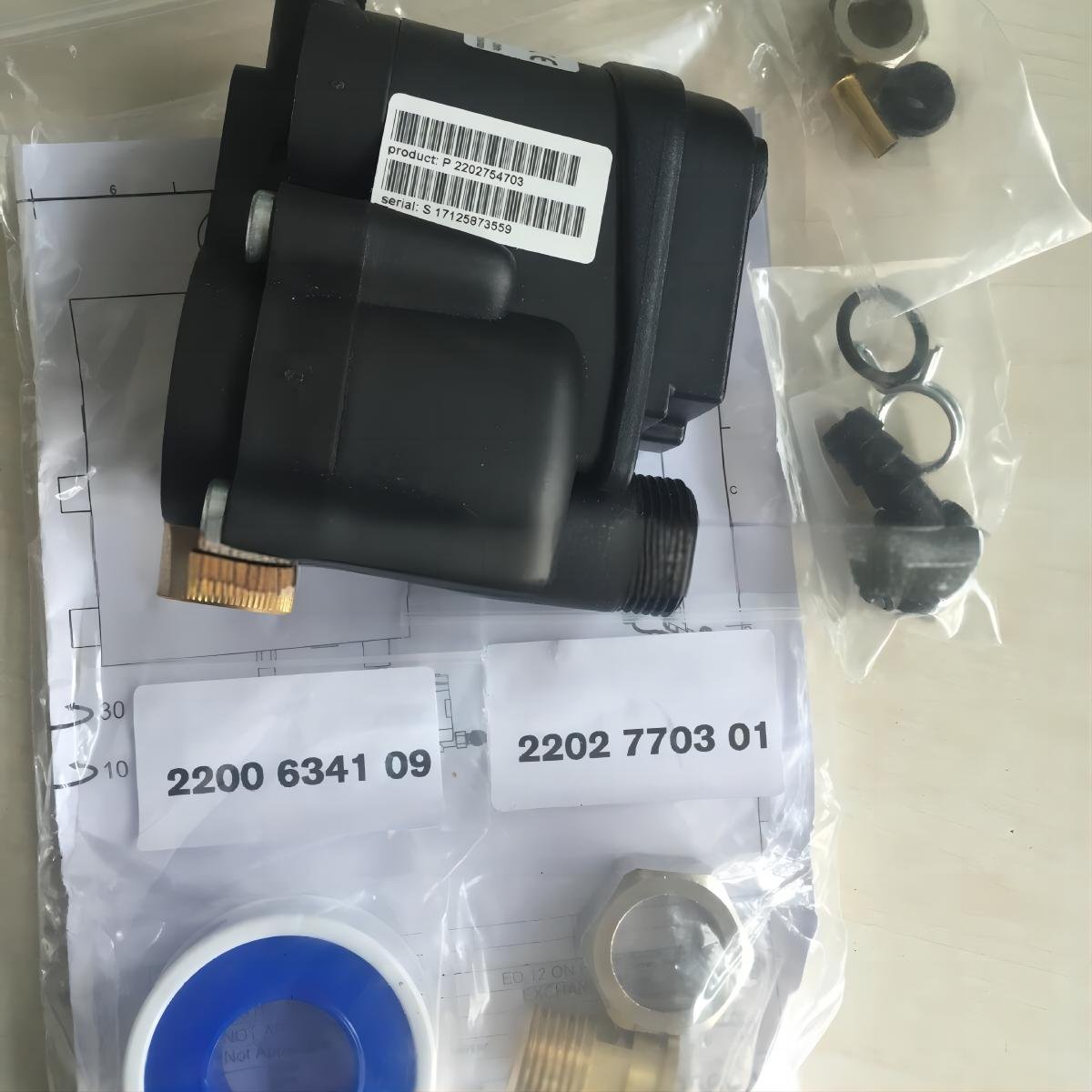 Atlas Copco 1089042814 VALVE By Air Compressors Parts China Genuine Supplier