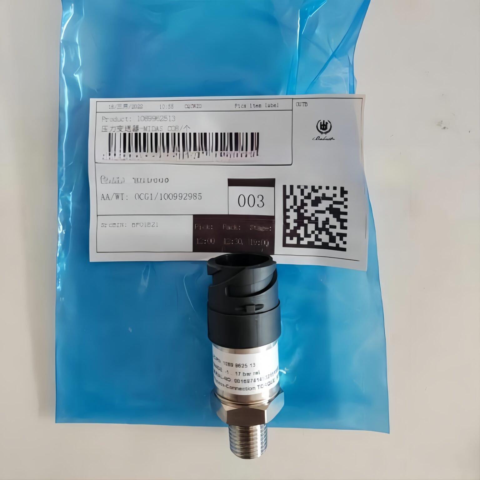 Atlas Copco 1089962518 SENSOR PRESS By Air Compressors Parts China Genuine Supplier