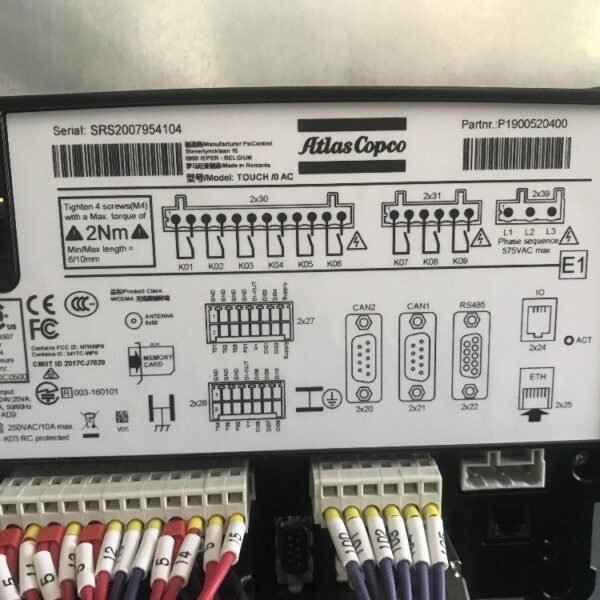 Atlas Copco 1092667980 CONTROL PANEL By Air Compressors Parts China Genuine Supplier