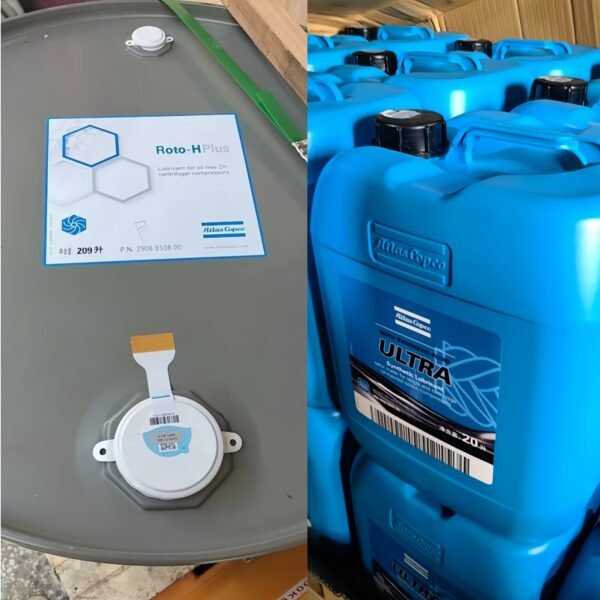 Atlas Copco 1630091800 Roto Inject NDURANCE Oil Specifications-20 L plastic can By Air Compressors Parts China Genuine Supplier